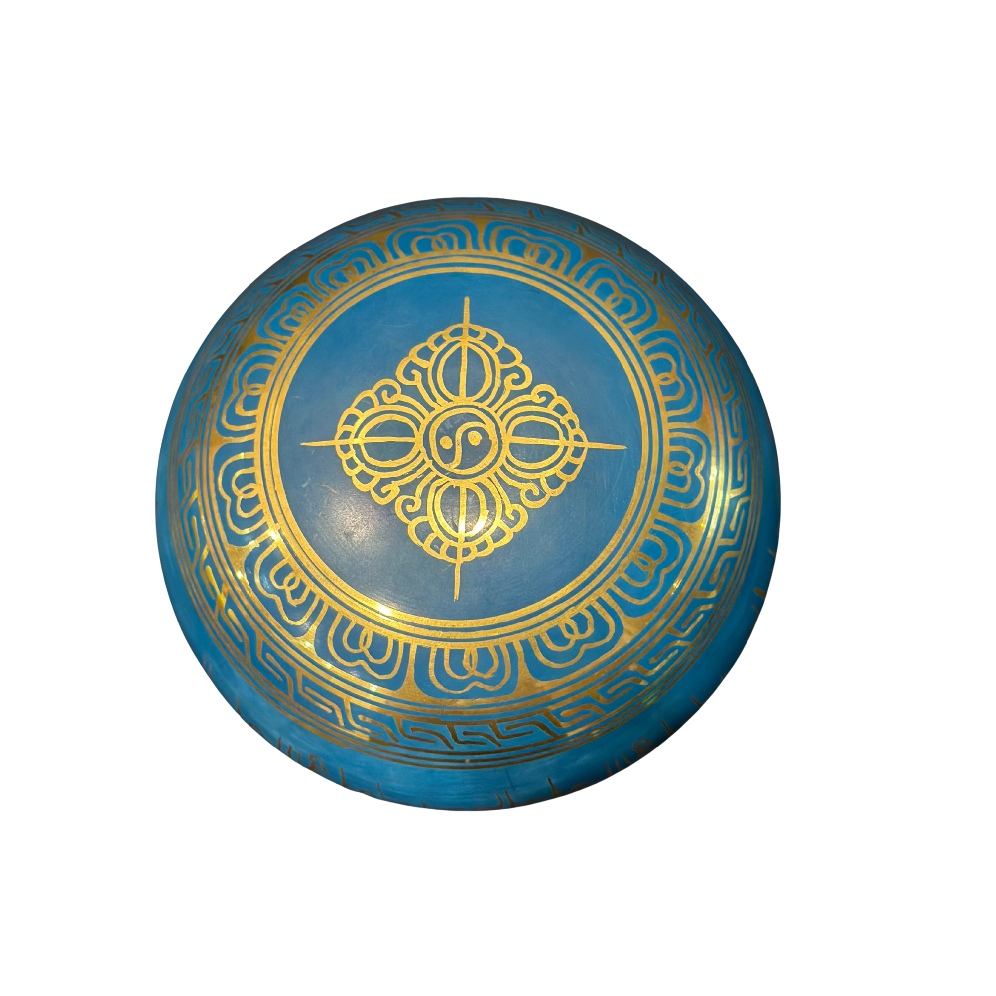 Tibetan Singing Bowl- Blue - Image 3