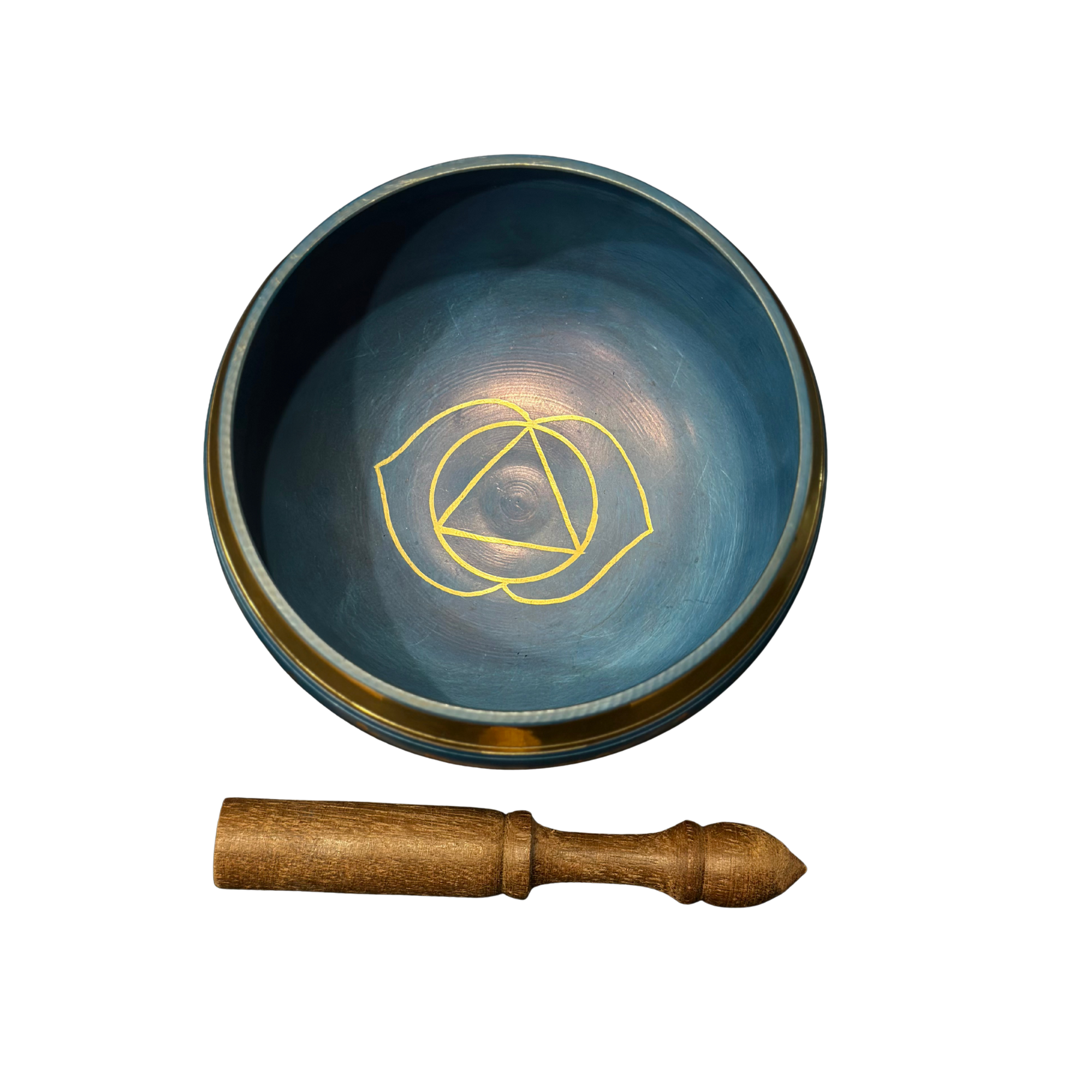 Tibetan Singing Bowl- Blue - Image 2