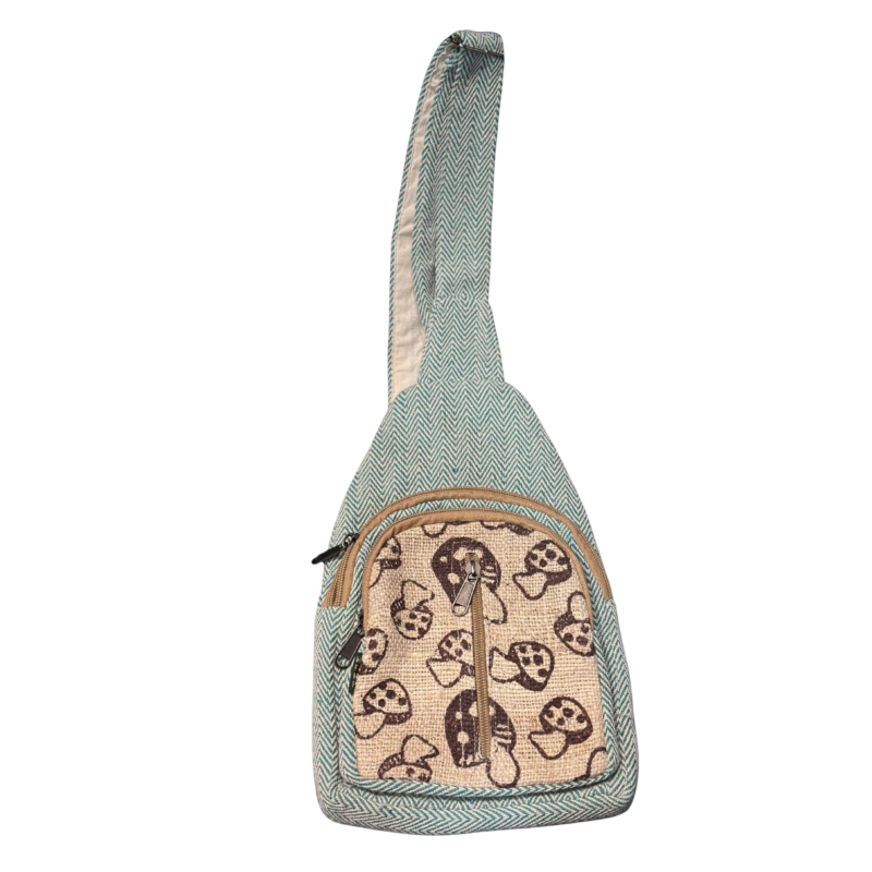 Handmade Hemp Sling Bag