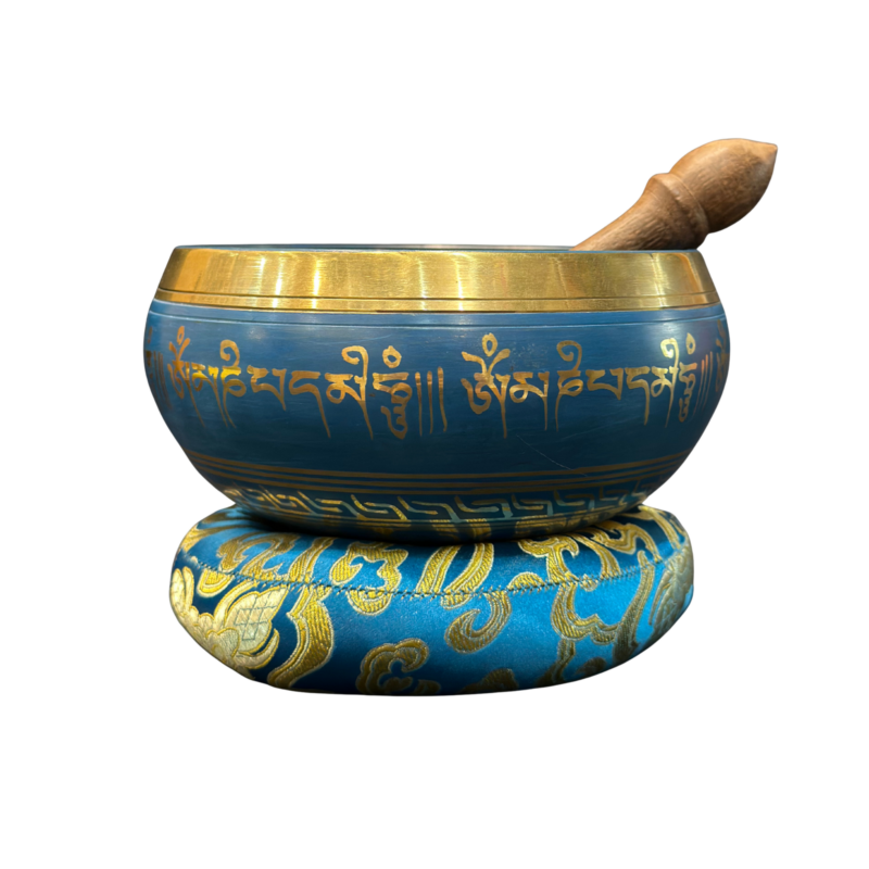 Tibetan Singing Bowl- Blue