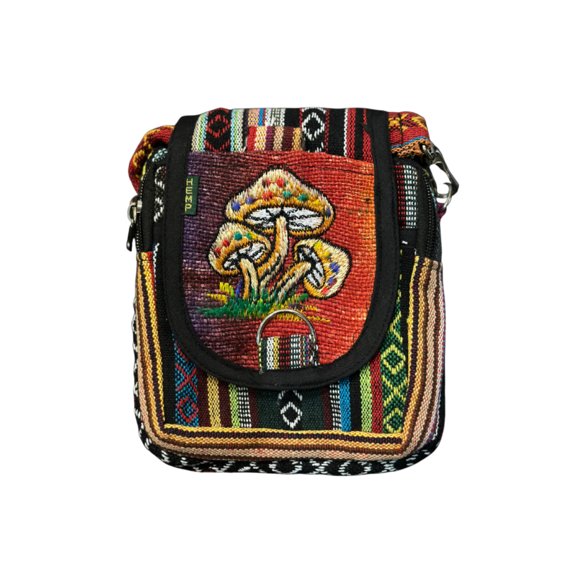 Hemp Mushroom Passport Bag