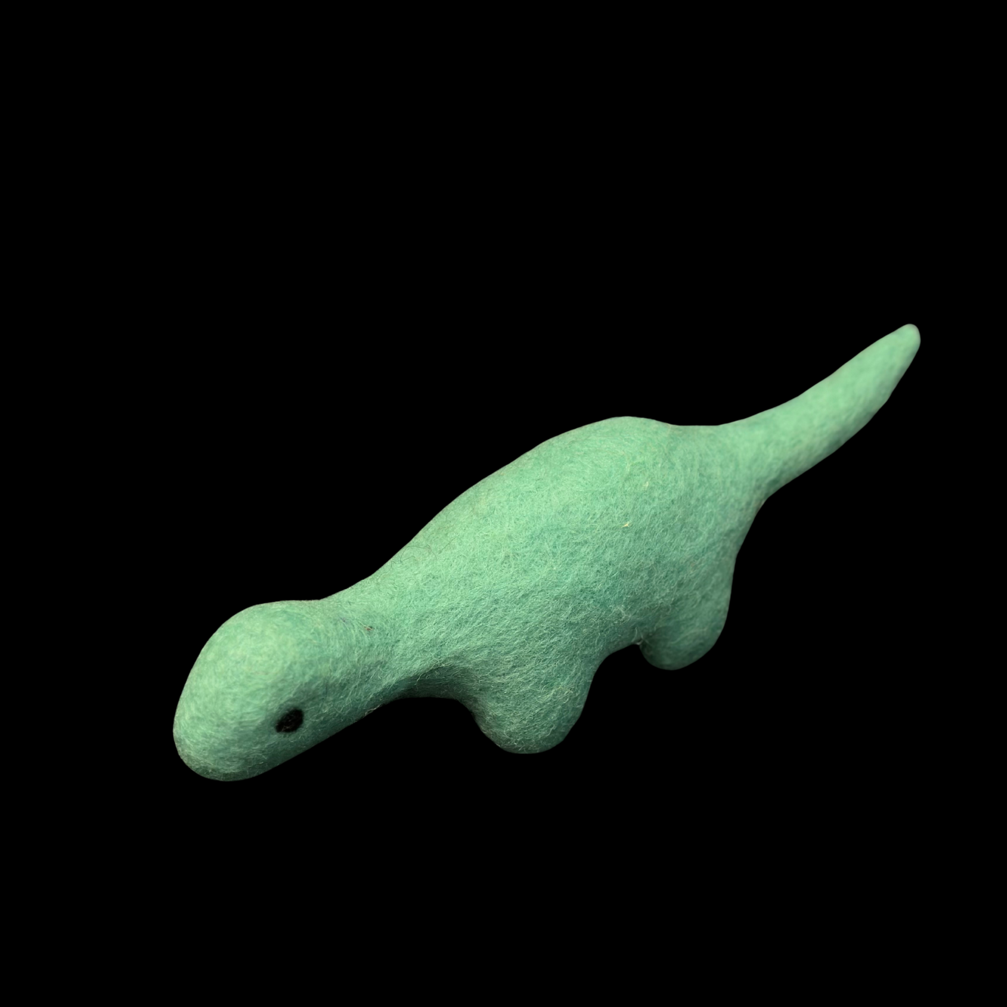 Variation #467 of Mini Turquoise Brontosaurus Felt