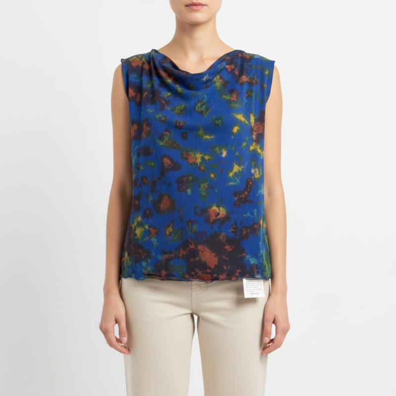 Ice Tie Dye T-shirt in Blue