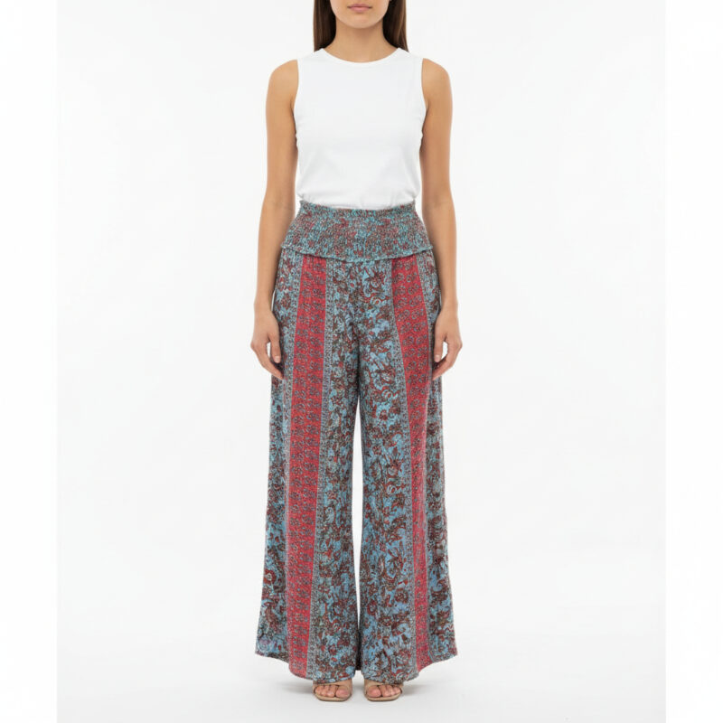 High-Waisted Wide-Leg Palazzo Pants