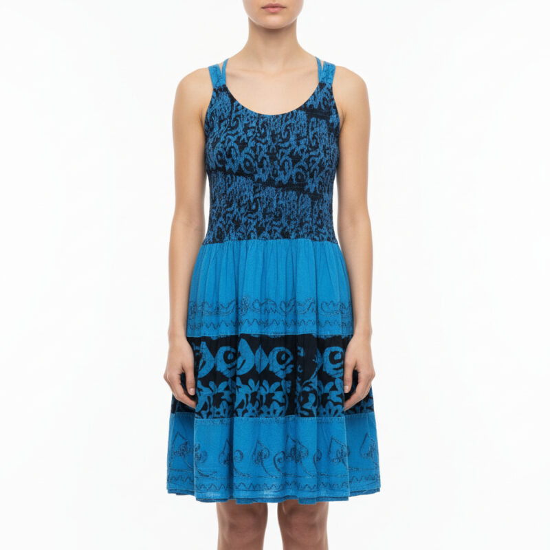 Embroidered Indian Mini Dress