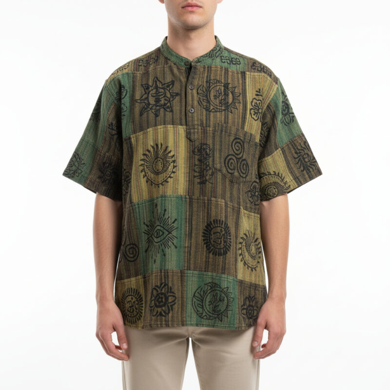 Patchwork Cotton Shirt