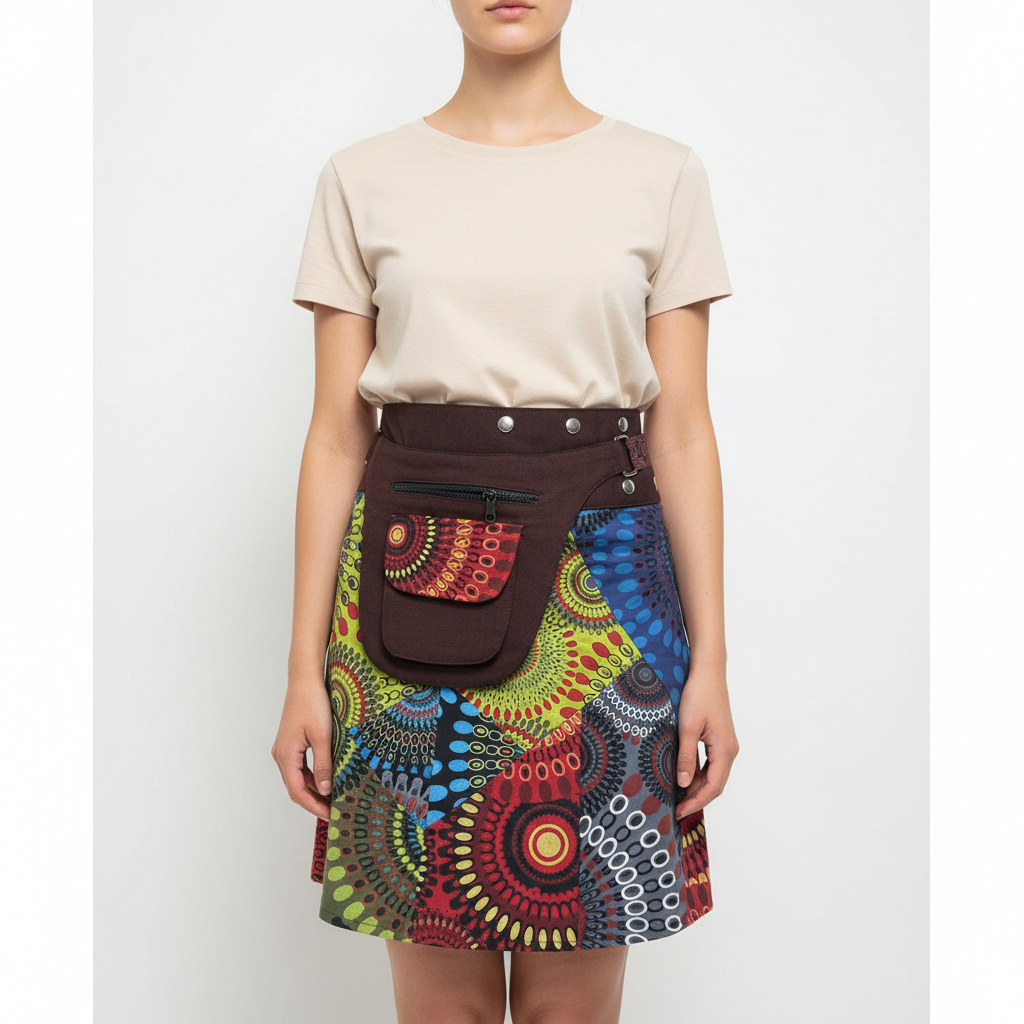 Himalayan Cotton Wrap Skirt