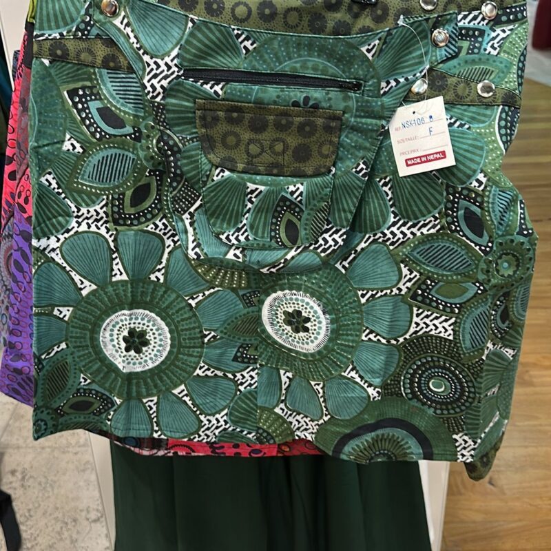 Reversible Wrap Button Skirt