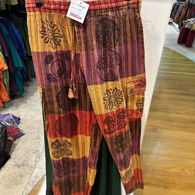 Patchwork Boho Cargo Pants